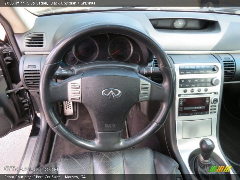 Black Obsidian / Graphite 2005 Infiniti G 35 Sedan
