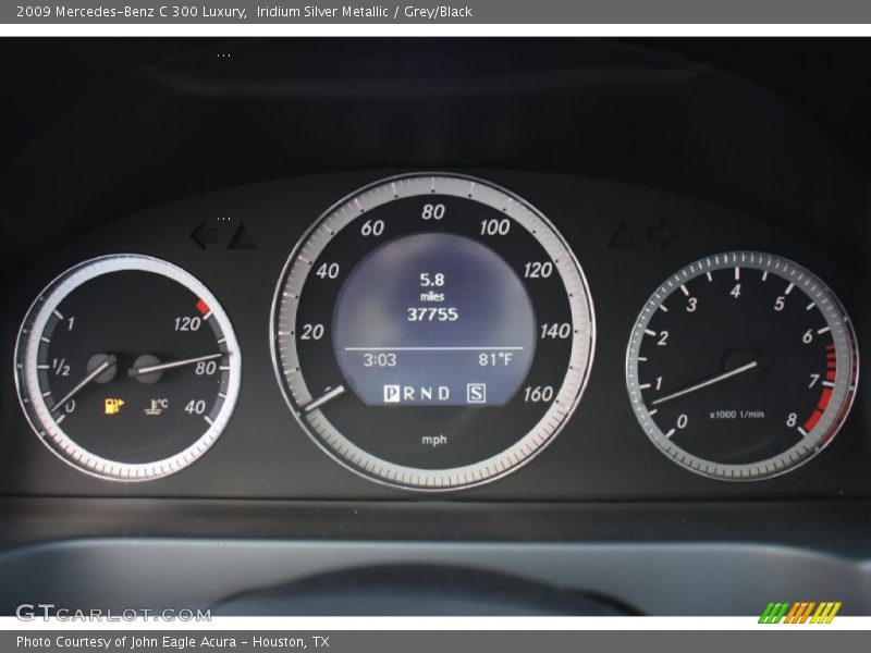  2009 C 300 Luxury 300 Luxury Gauges