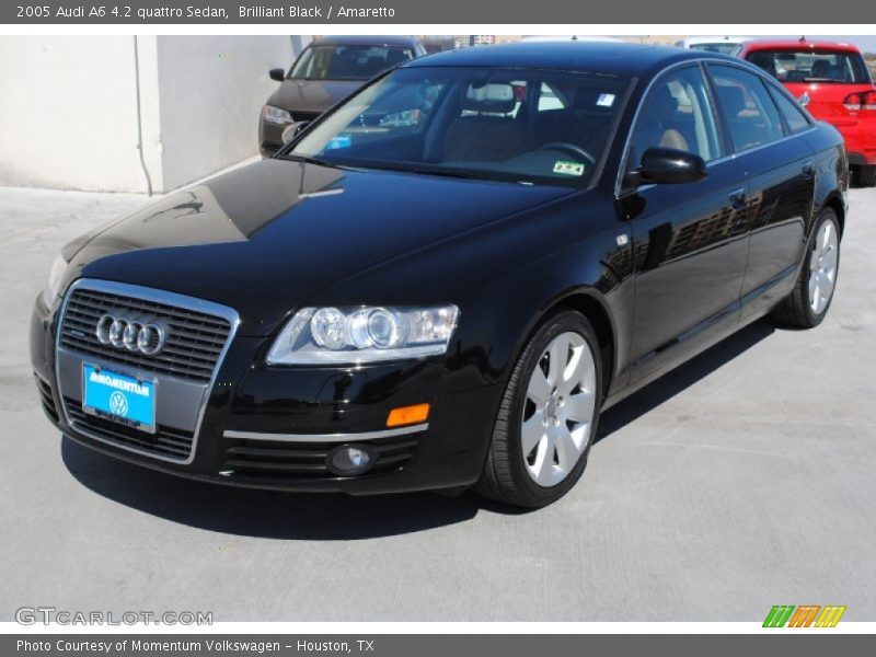 Brilliant Black / Amaretto 2005 Audi A6 4.2 quattro Sedan