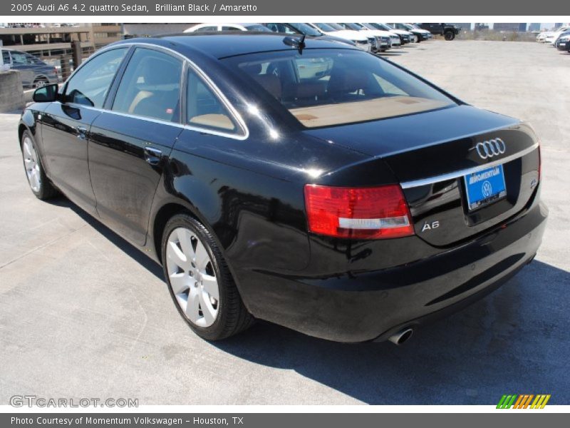 Brilliant Black / Amaretto 2005 Audi A6 4.2 quattro Sedan