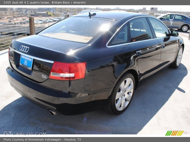 Brilliant Black / Amaretto 2005 Audi A6 4.2 quattro Sedan