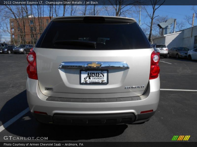 Champagne Silver Metallic / Jet Black 2013 Chevrolet Equinox LT