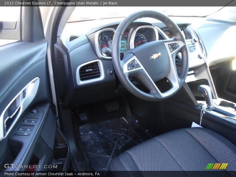 Champagne Silver Metallic / Jet Black 2013 Chevrolet Equinox LT