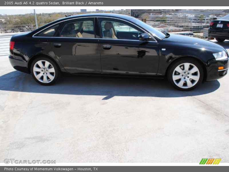 Brilliant Black / Amaretto 2005 Audi A6 4.2 quattro Sedan