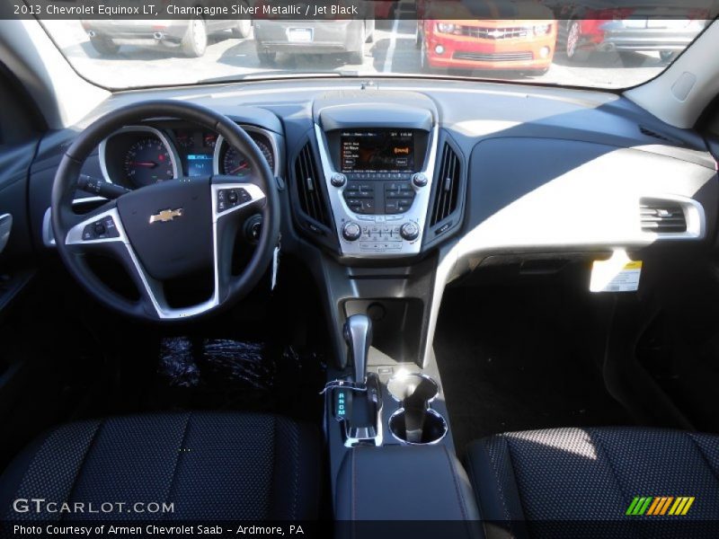 Champagne Silver Metallic / Jet Black 2013 Chevrolet Equinox LT