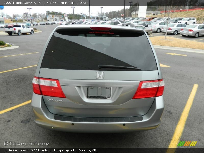 Slate Green Metallic / Olive 2007 Honda Odyssey EX-L