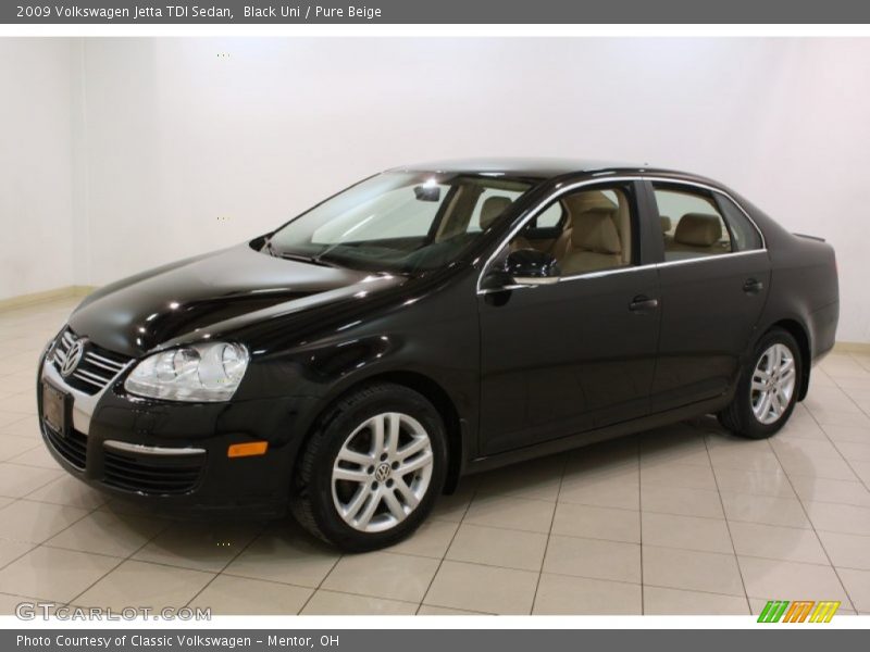 Front 3/4 View of 2009 Jetta TDI Sedan