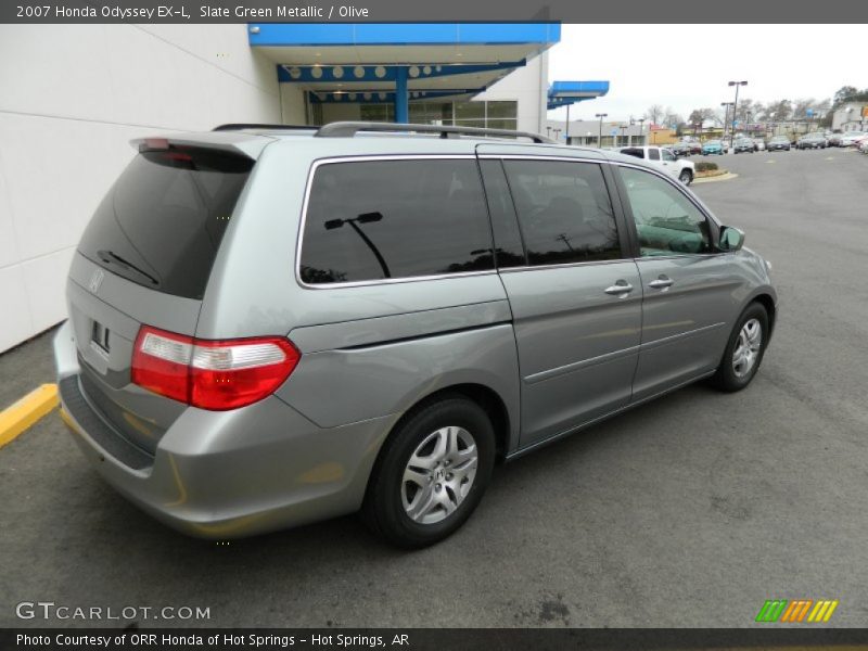 Slate Green Metallic / Olive 2007 Honda Odyssey EX-L