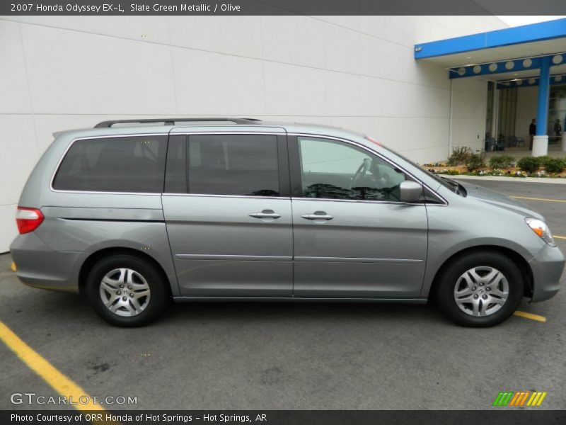 Slate Green Metallic / Olive 2007 Honda Odyssey EX-L