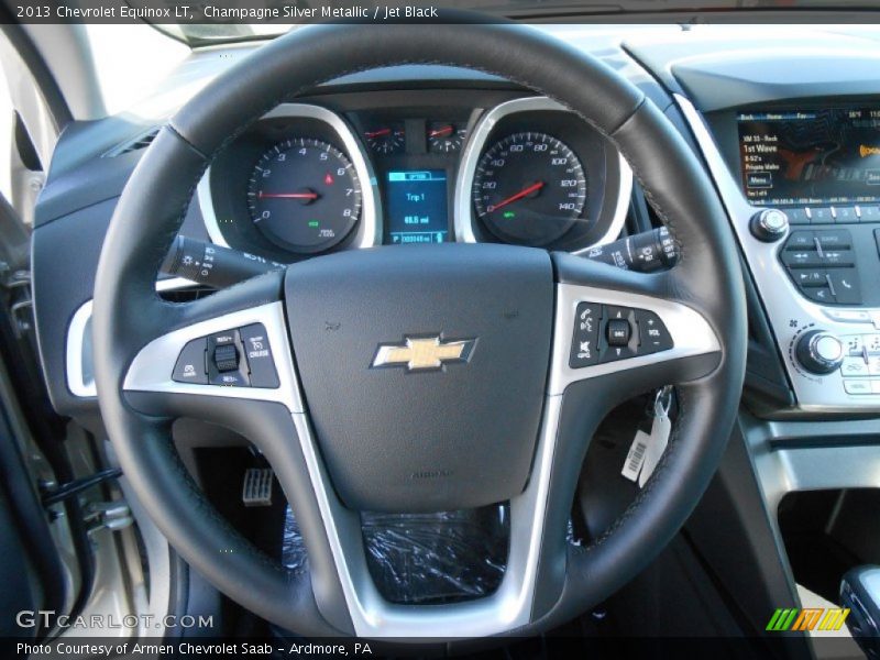 Champagne Silver Metallic / Jet Black 2013 Chevrolet Equinox LT