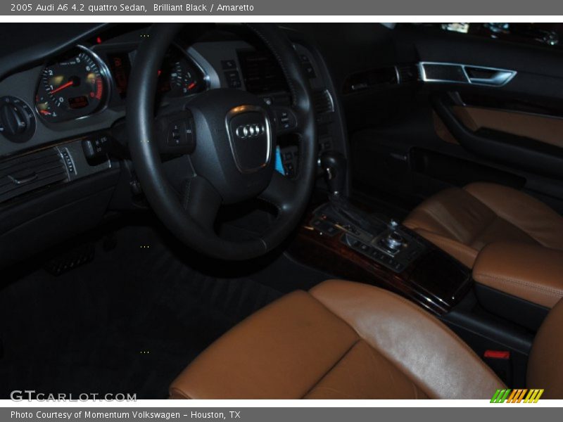 Brilliant Black / Amaretto 2005 Audi A6 4.2 quattro Sedan