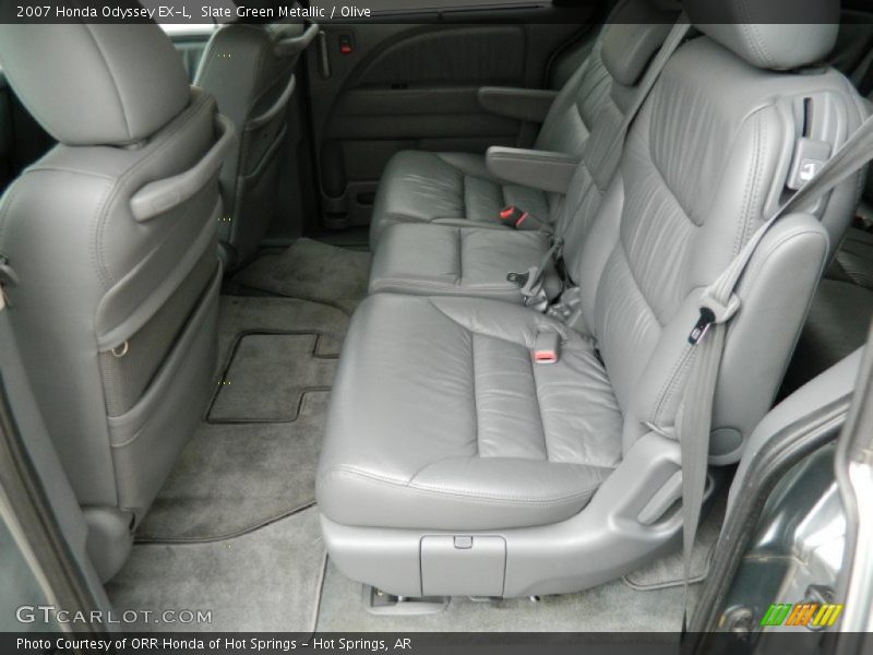 Slate Green Metallic / Olive 2007 Honda Odyssey EX-L