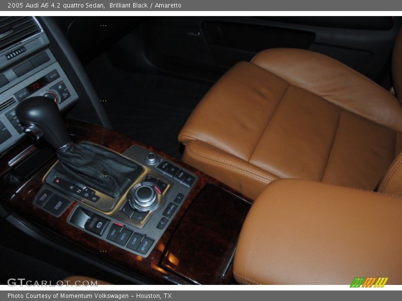 Brilliant Black / Amaretto 2005 Audi A6 4.2 quattro Sedan