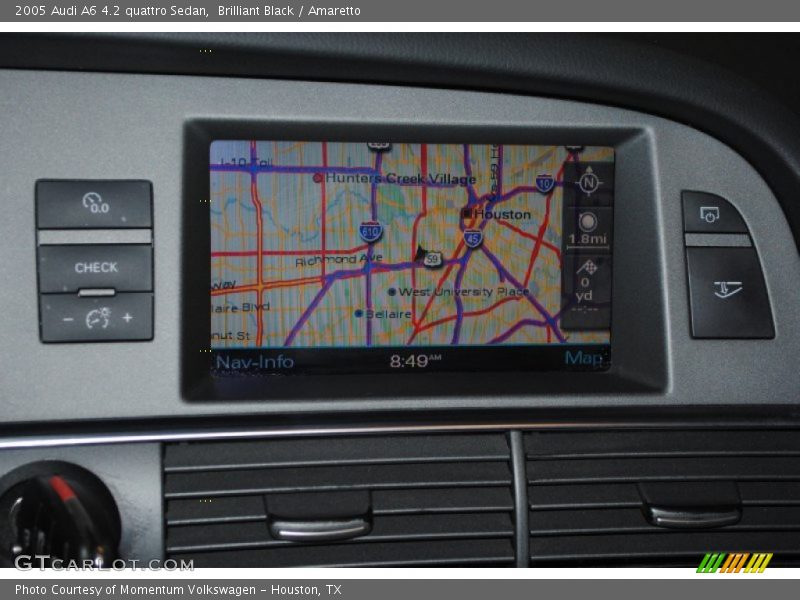 Navigation of 2005 A6 4.2 quattro Sedan