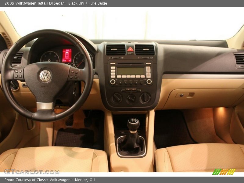 Dashboard of 2009 Jetta TDI Sedan
