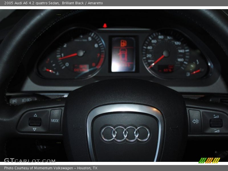 Brilliant Black / Amaretto 2005 Audi A6 4.2 quattro Sedan