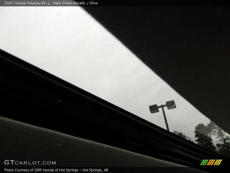 Slate Green Metallic / Olive 2007 Honda Odyssey EX-L