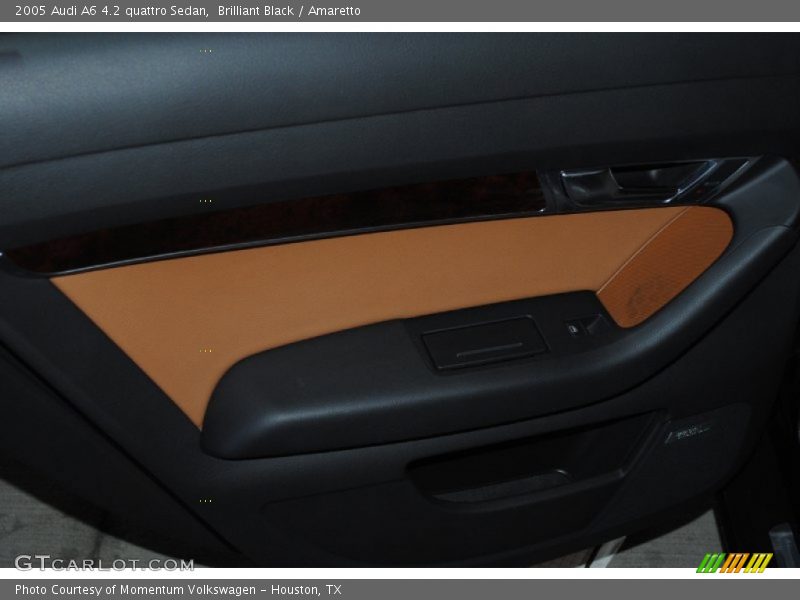 Brilliant Black / Amaretto 2005 Audi A6 4.2 quattro Sedan
