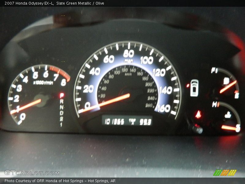 Slate Green Metallic / Olive 2007 Honda Odyssey EX-L