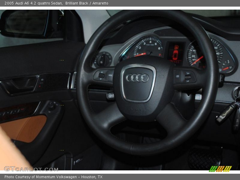 Brilliant Black / Amaretto 2005 Audi A6 4.2 quattro Sedan