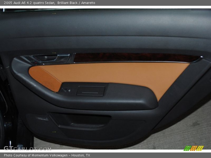 Brilliant Black / Amaretto 2005 Audi A6 4.2 quattro Sedan