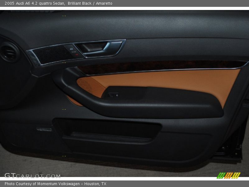 Brilliant Black / Amaretto 2005 Audi A6 4.2 quattro Sedan