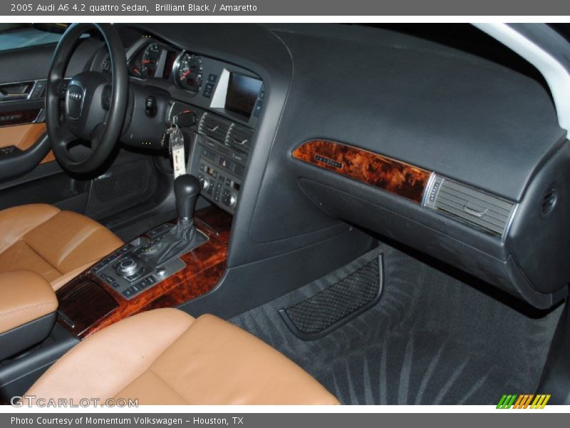 Brilliant Black / Amaretto 2005 Audi A6 4.2 quattro Sedan