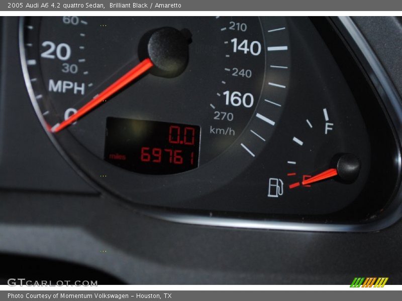 Brilliant Black / Amaretto 2005 Audi A6 4.2 quattro Sedan
