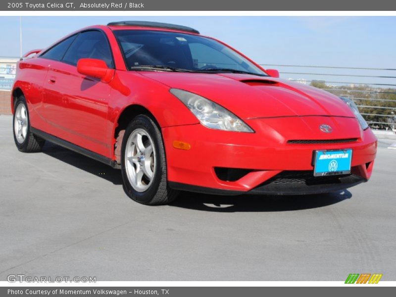 Absolutely Red / Black 2005 Toyota Celica GT