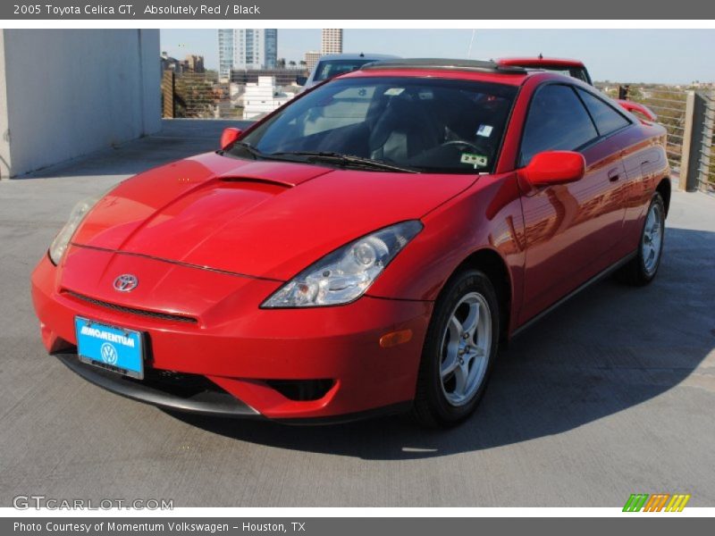 Absolutely Red / Black 2005 Toyota Celica GT