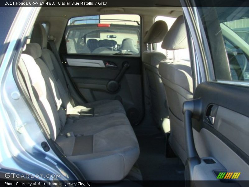Glacier Blue Metallic / Gray 2011 Honda CR-V EX 4WD