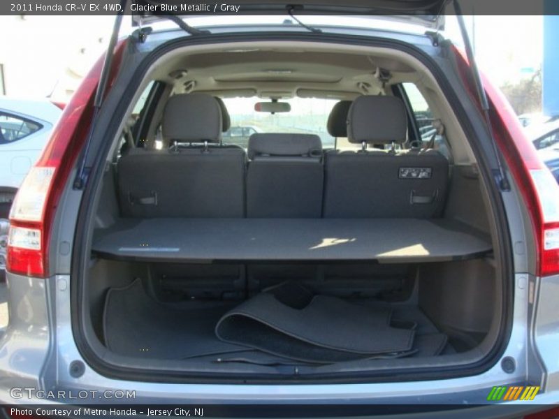 Glacier Blue Metallic / Gray 2011 Honda CR-V EX 4WD