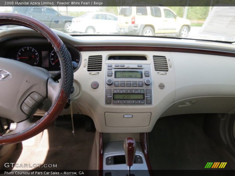 Powder White Pearl / Beige 2008 Hyundai Azera Limited