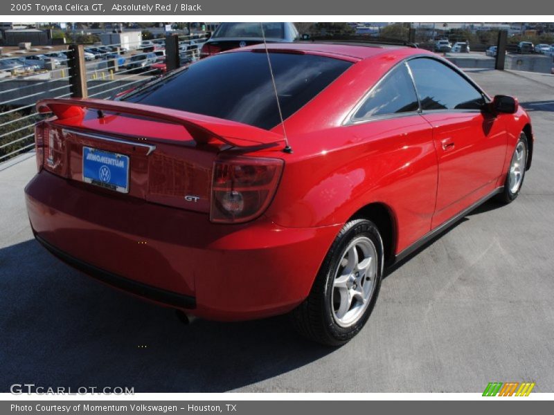 Absolutely Red / Black 2005 Toyota Celica GT