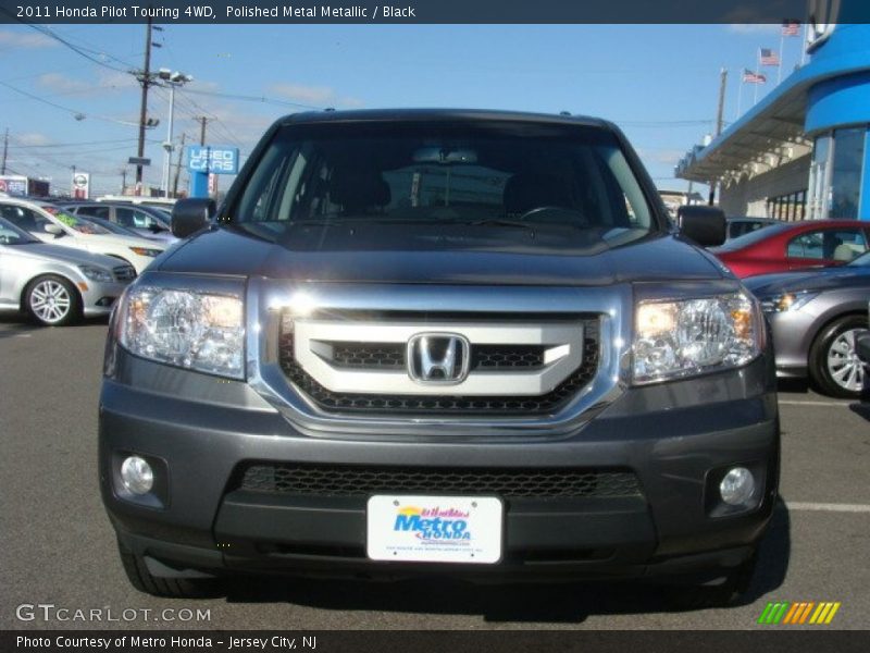 Polished Metal Metallic / Black 2011 Honda Pilot Touring 4WD