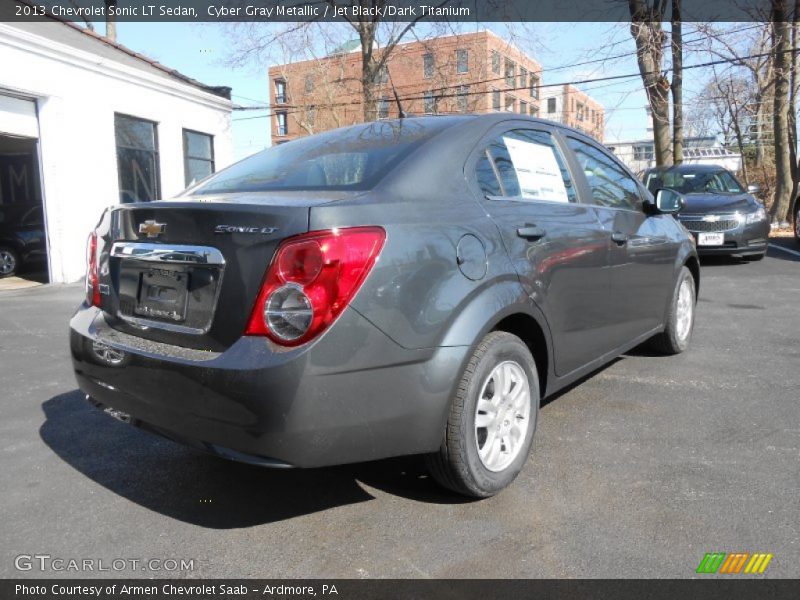 Cyber Gray Metallic / Jet Black/Dark Titanium 2013 Chevrolet Sonic LT Sedan