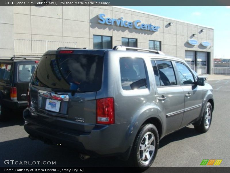 Polished Metal Metallic / Black 2011 Honda Pilot Touring 4WD