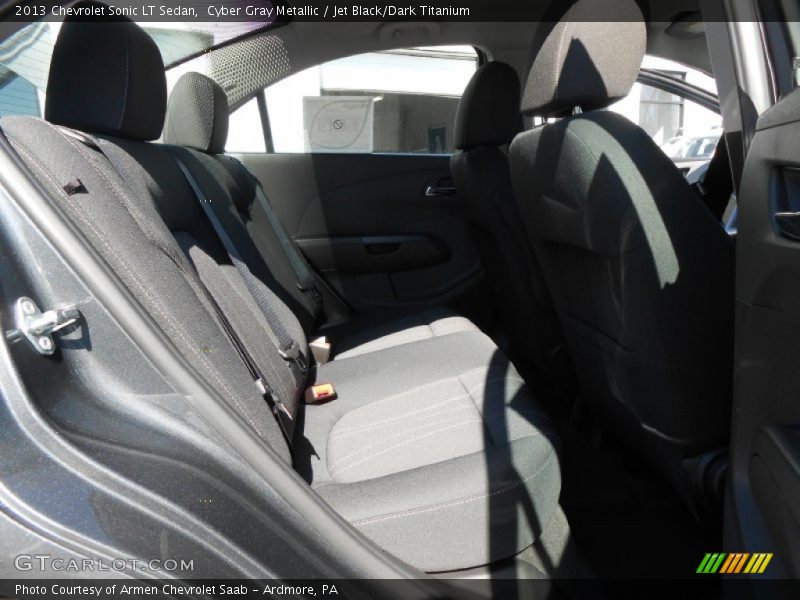 Cyber Gray Metallic / Jet Black/Dark Titanium 2013 Chevrolet Sonic LT Sedan