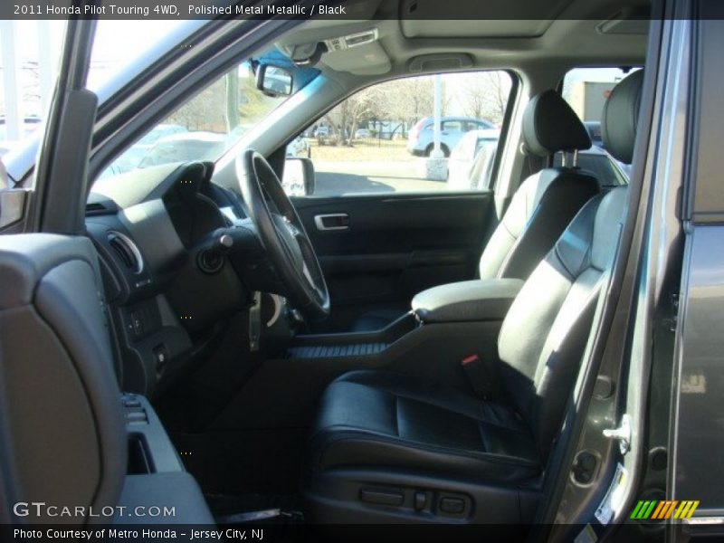 Polished Metal Metallic / Black 2011 Honda Pilot Touring 4WD