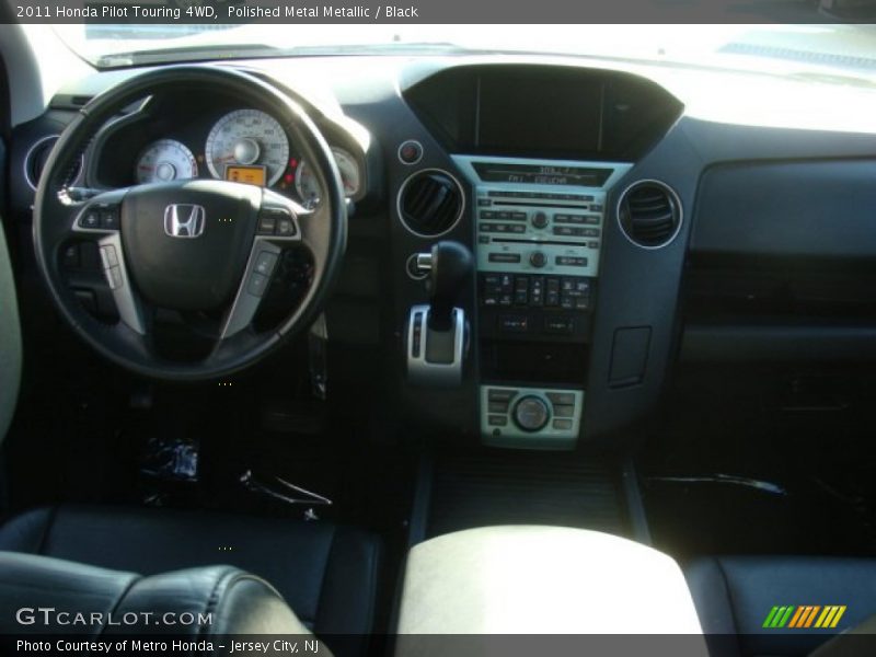Polished Metal Metallic / Black 2011 Honda Pilot Touring 4WD