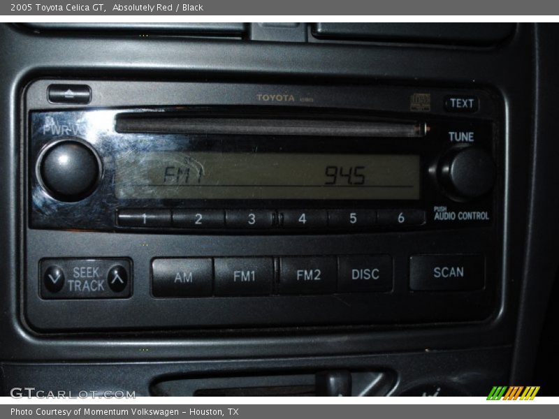 Absolutely Red / Black 2005 Toyota Celica GT