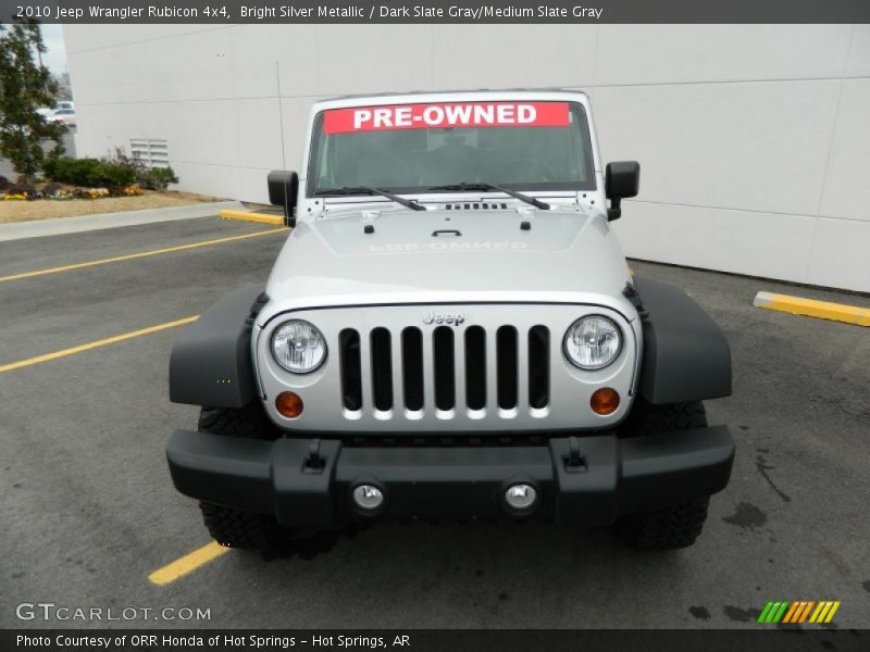 Bright Silver Metallic / Dark Slate Gray/Medium Slate Gray 2010 Jeep Wrangler Rubicon 4x4