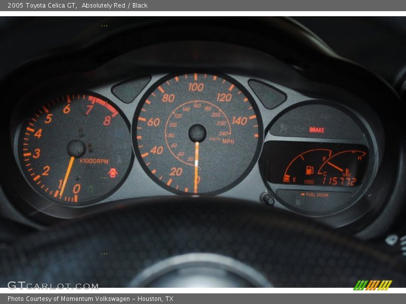 Absolutely Red / Black 2005 Toyota Celica GT