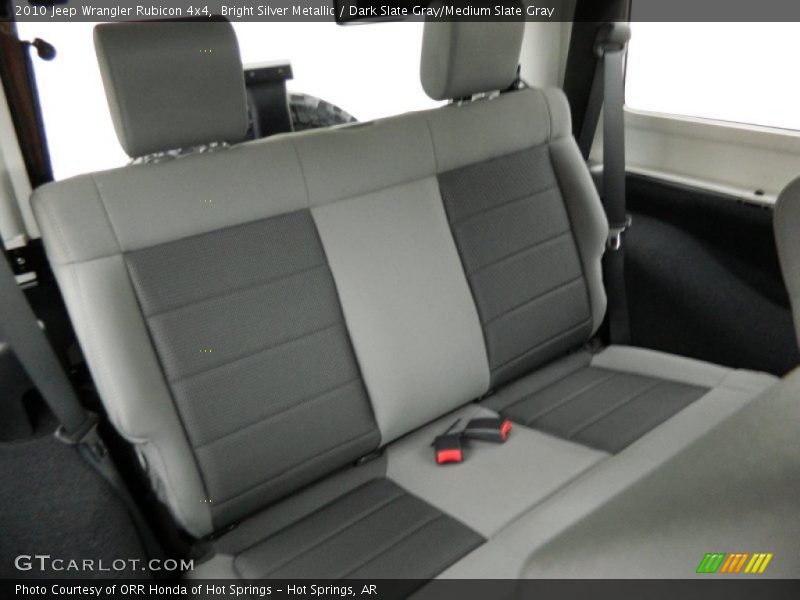 Bright Silver Metallic / Dark Slate Gray/Medium Slate Gray 2010 Jeep Wrangler Rubicon 4x4