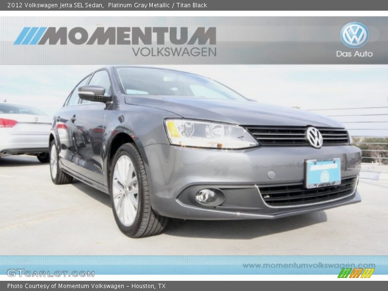 Platinum Gray Metallic / Titan Black 2012 Volkswagen Jetta SEL Sedan