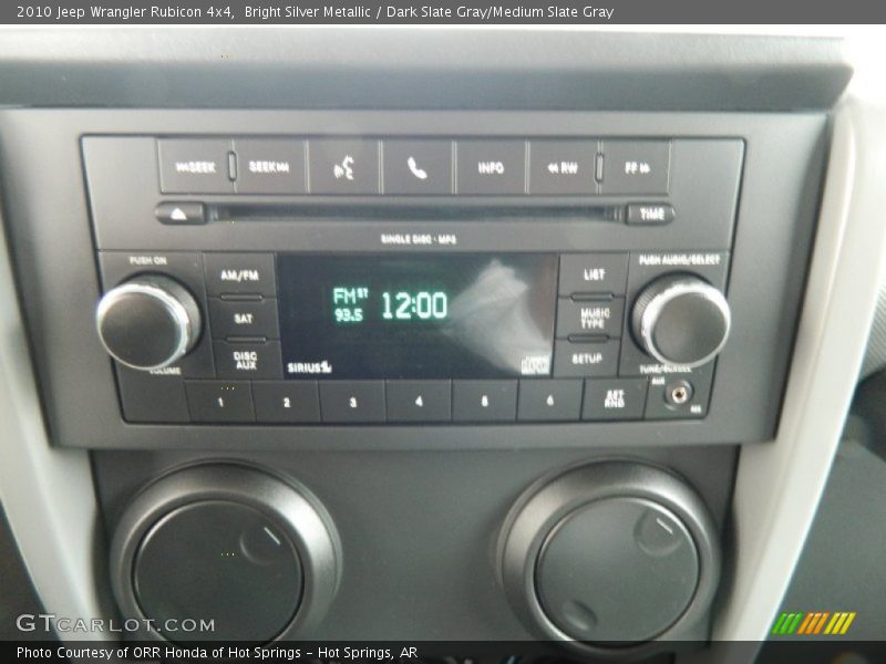 Bright Silver Metallic / Dark Slate Gray/Medium Slate Gray 2010 Jeep Wrangler Rubicon 4x4