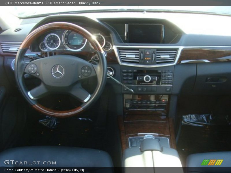 Black / Black 2010 Mercedes-Benz E 350 4Matic Sedan