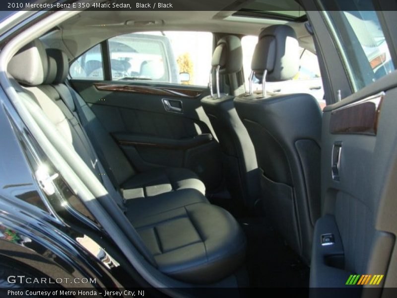 Black / Black 2010 Mercedes-Benz E 350 4Matic Sedan