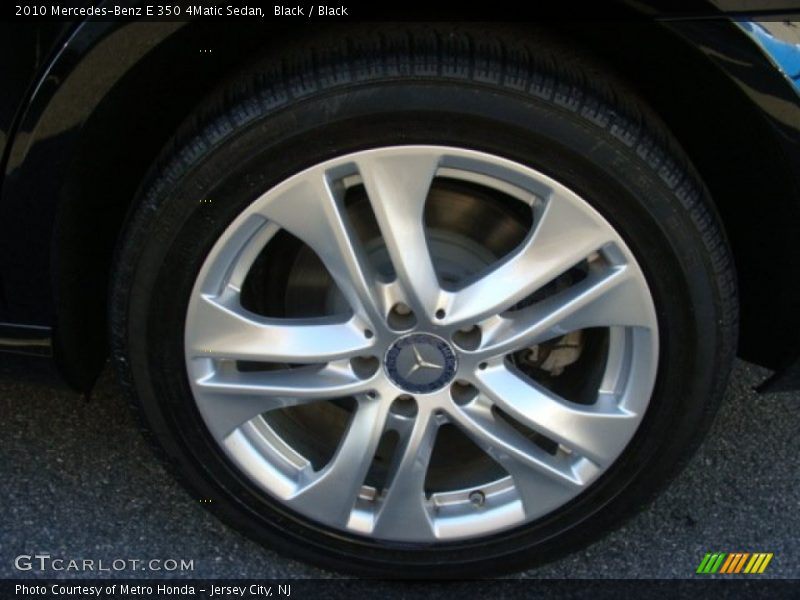 Black / Black 2010 Mercedes-Benz E 350 4Matic Sedan