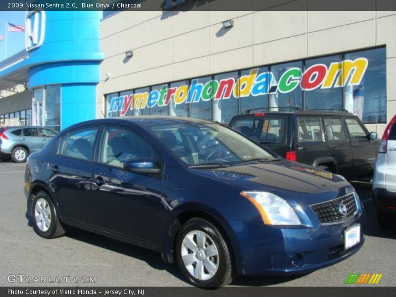 Blue Onyx / Charcoal 2009 Nissan Sentra 2.0